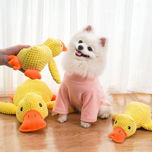 Calming Stuffed Duck Chew Toy