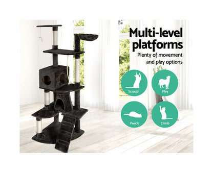 Ultimate Cat Tower - 193cm Multi-Level Cat Tree