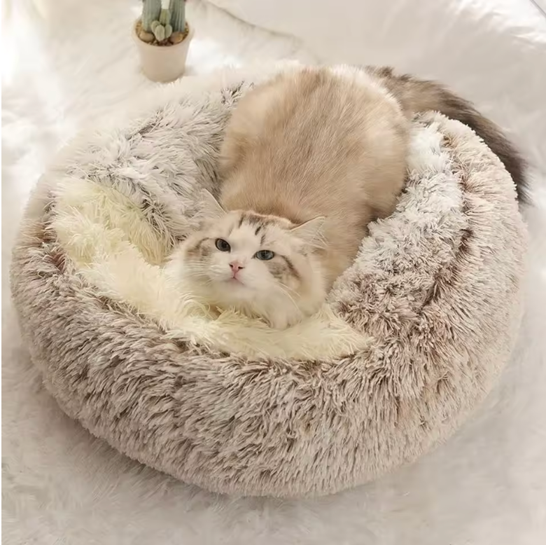 Nova® Hooded Velvet Plush Cat Nest