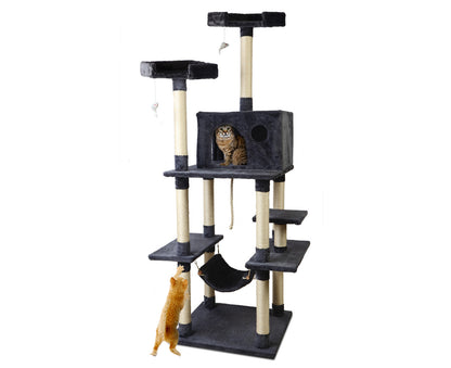 Grand Cat Tower - 184cm Multi-Level Cat Tree