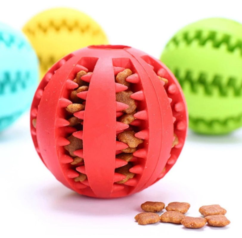 Food Dispensing Ball Dog Chew Toy