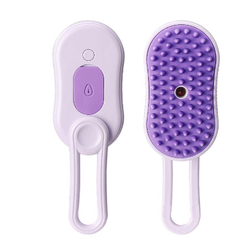 2-in-1 Electric Steam Pet Grooming Brush 3 colors