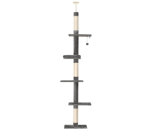 290cm Floor-to-Ceiling Adjustable Cat Tree