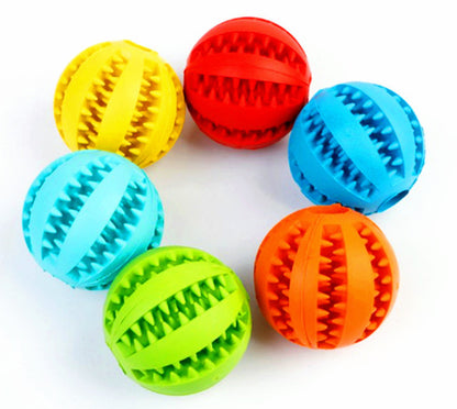 Food Dispensing Ball Dog Chew Toy