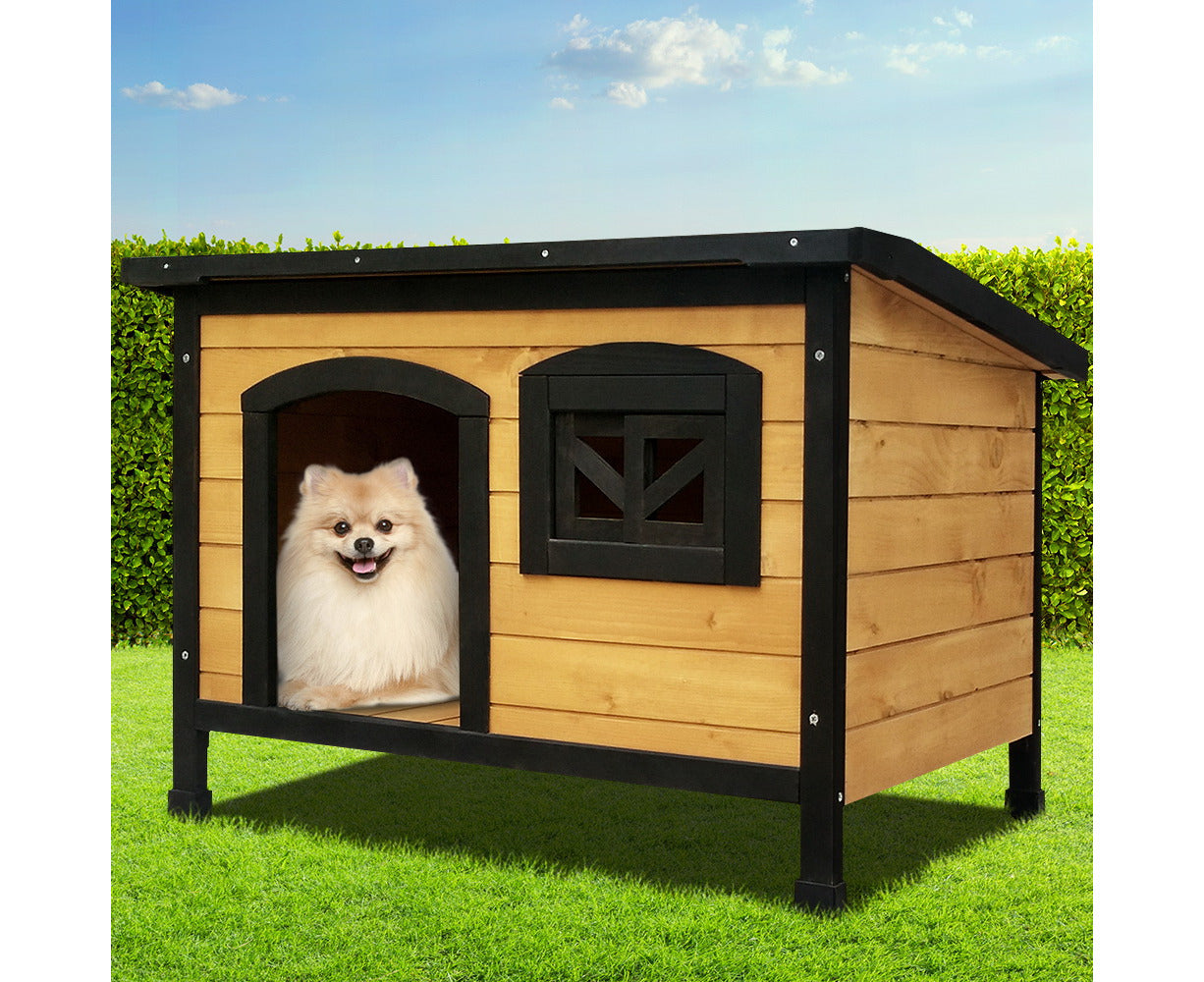 Premium Large Dog Kennel Weatherproof Sturdy Wood House