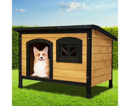 Premium XXL Dog Kennel Weatherproof Sturdy Wood House