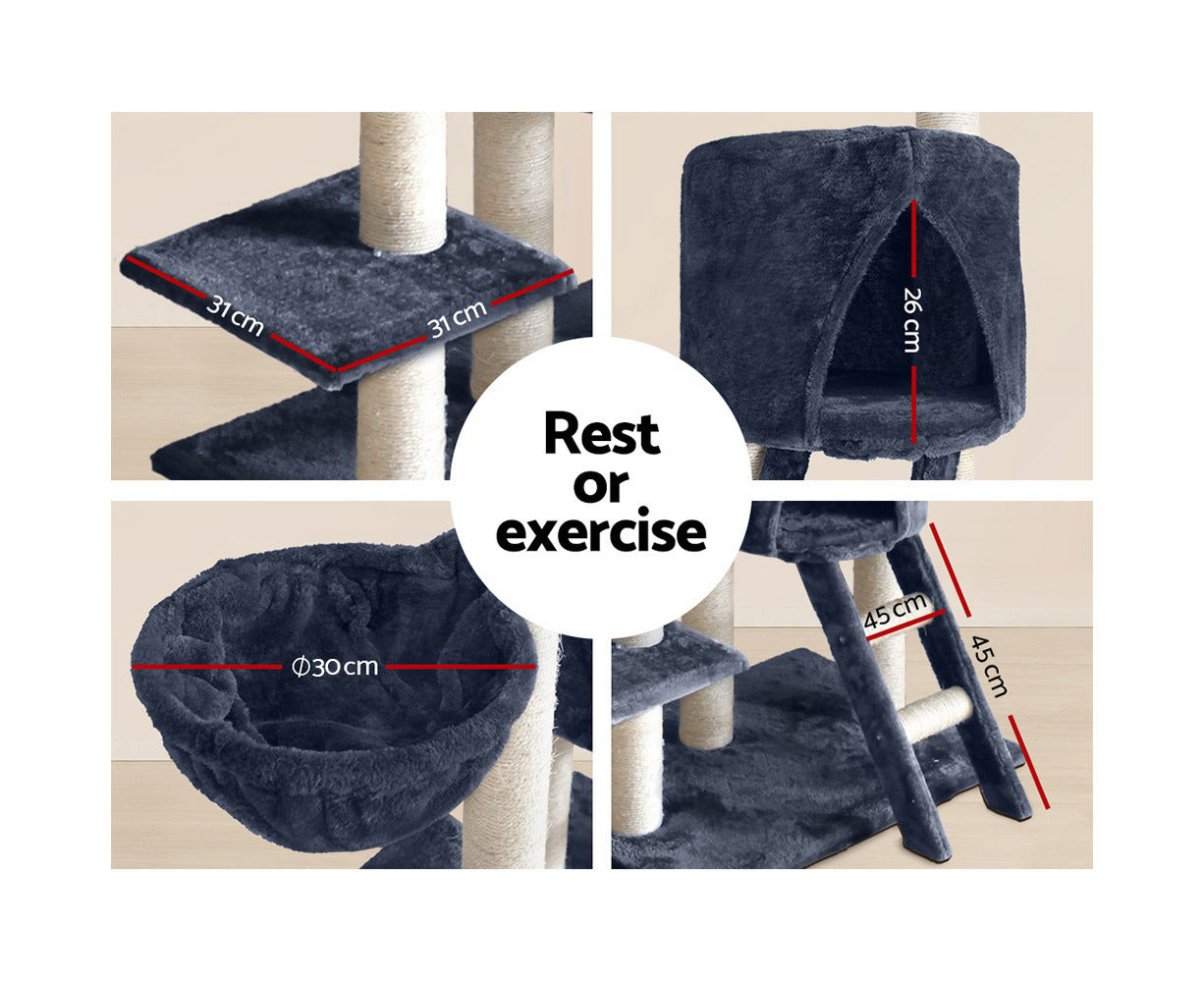 Elite Cat Tower - 244cm Multi-Level Cat Tree