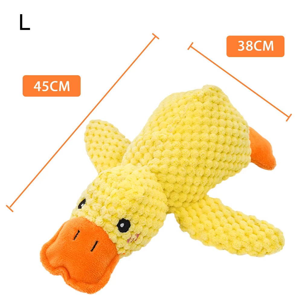 Calming Stuffed Duck Chew Toy